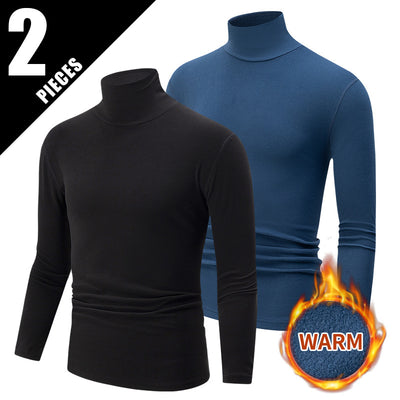 Polera Térmica de Cuello Alto para Hombre - Abrigo Versátil de Invierno - Image 19