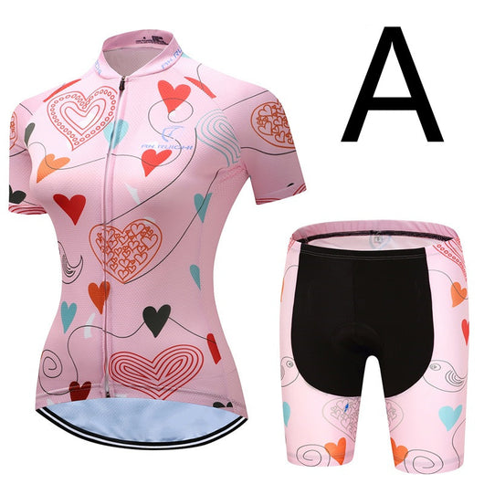 Conjunto Deportivo para Niña: Jersey y Shorts para Ciclismo de Montaña