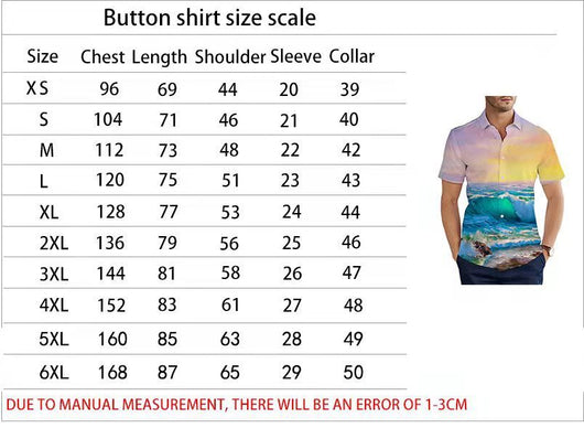 Camisa Casual de Playa Estilo Asiático con Estampado 3D Digital para Hombre - Image 14