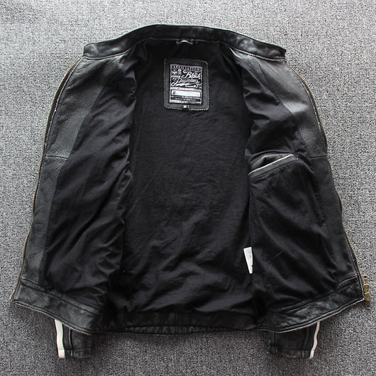 Chaqueta de Cuero para Motociclista - Estilo y Protección - Image 4