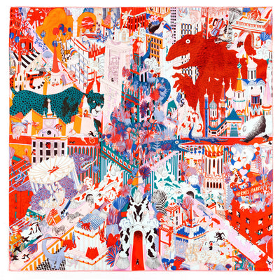 Pañuelo Estampado Selva 90cm - Diseño Artesanal Elegante - Image 9