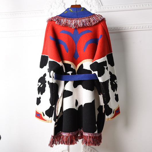 Cardigan Tejido con Flecos - Abrigo Suéter para Otoño e Invierno - Image 3