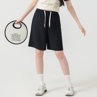 Shorts Premamá Cortos de Cintura Alta Pierna Ancha Verano Ligero - Image 5
