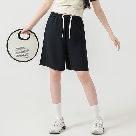 Shorts Premamá Cortos de Cintura Alta Pierna Ancha Verano Ligero - Image 5