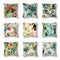 Funda de Almohada Decorativa Serie Tropical en Lino