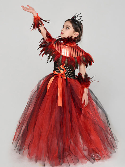 Disfraz de Reina Halloween - Conjunto Falda Larga Elegante - Image 2