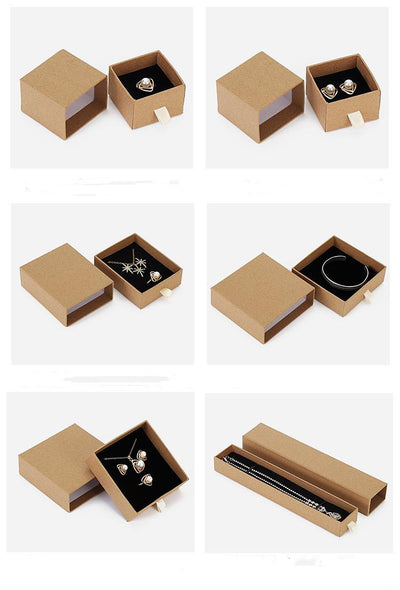 Caja Joyero de Lujo Negro con Cajón Deslizable Tamaño Pequeño - Image 9