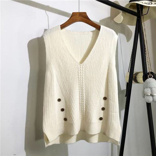 Chaleco Pullover con Cuello de Solapa para Mujer - Image 11