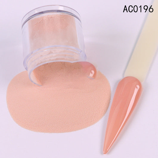 Polvo de Extensión de Uñas Acrílicas Tallado Infiltrante Tono Piel Nude Cristal - Image 17