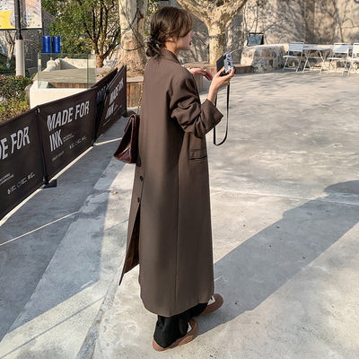 Abrigo Trench Coat Largo a la Rodilla para Mujer - Image 2