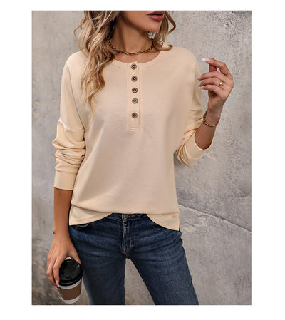 Blusa Térmica de Manga Larga en Punto Waffle para Mujer - Image 8