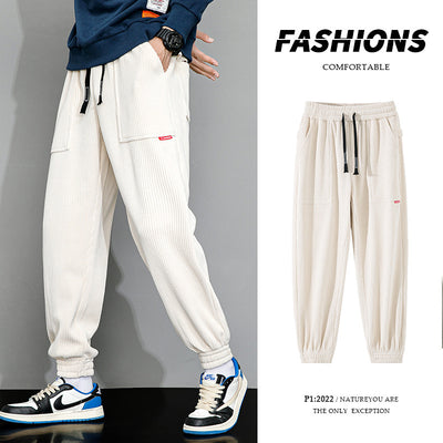 Pantalones de Pana Ancha Talla Grande para Hombre - Estilo Deportivo Casual - Image 15
