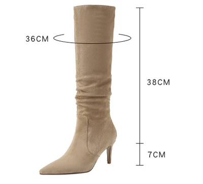 Botas Stiletto de Punta Fina para Mujer - Image 10