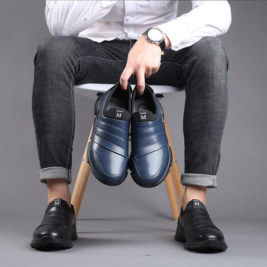 Zapatos Deportivos Casuales sin Cordones Talla Grande para Hombre