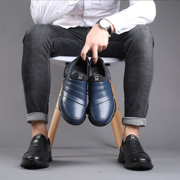 Zapatos Deportivos Casuales sin Cordones Talla Grande para Hombre