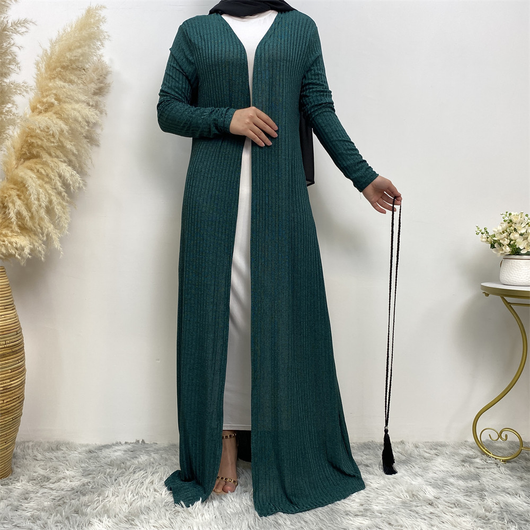 Cardigan Tejido Largo para Mujer - Abrigo Suéter Versátil - Image 30