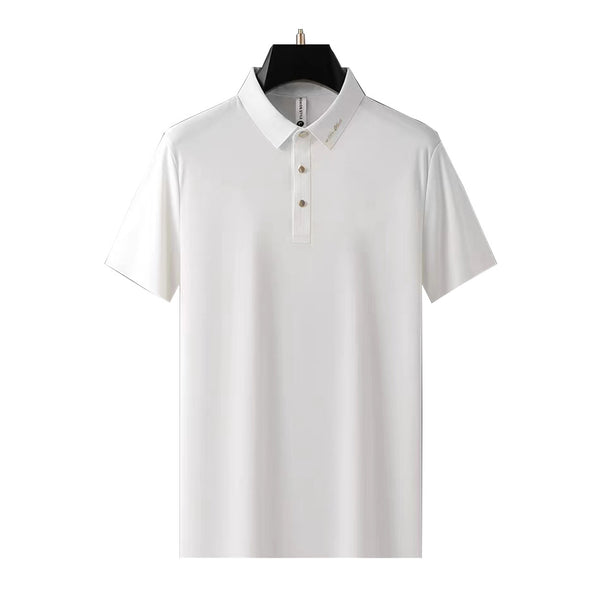Polo Adhesivo Sin Costuras Ice Silk para Hombre - Comodidad Extrema