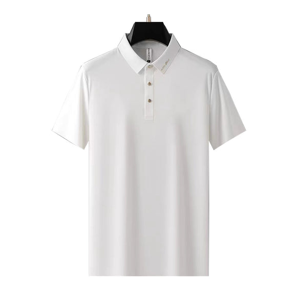 Polo Adhesivo Sin Costuras Ice Silk para Hombre - Comodidad Extrema