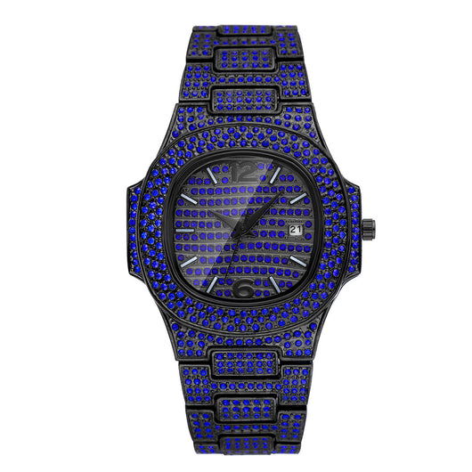 Reloj Hip Hop para Hombre con Diamantes Completos - Diseño Exclusivo - Image 3