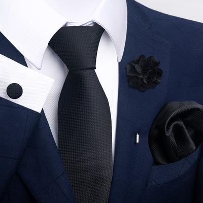 Combo Corbata, Traje y Pañuelo de Bolsillo para Hombre - Juego 8 - Image 8