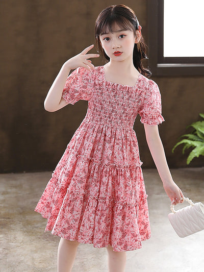 Vestido Floral de Algodón para Niñas - Diseño Moderno y Cómodo - Image 8