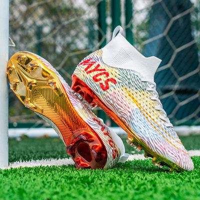 Botines de Fútbol Profesionales con Suela Reforzada Gold para Entrenamiento - Image 5