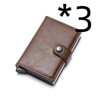 Billetera Vintage para Hombre con Protección RFID, Cuero y Aluminio - Image 56