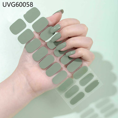 Pegatinas de Gel UV Semicuradas - Parches de Uñas Profesionales - Image 55