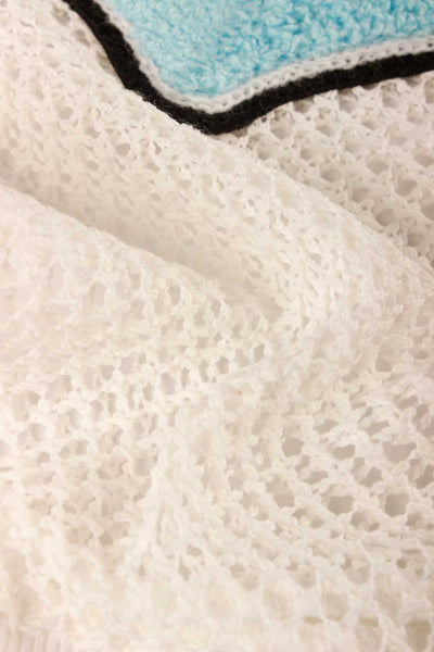 Chaleco Estampado Digital con Cuello Redondo y Detalles Calados - Image 17
