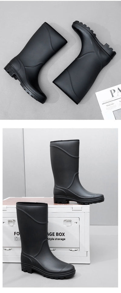 Botas de Lluvia Altas para Construcción - Zapatos Protectores Impermeables Antideslizantes - Image 10