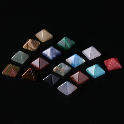Set de 5 Pirámides de Cuarzo Natural - Cristales Energéticos Auténticos - Image 3
