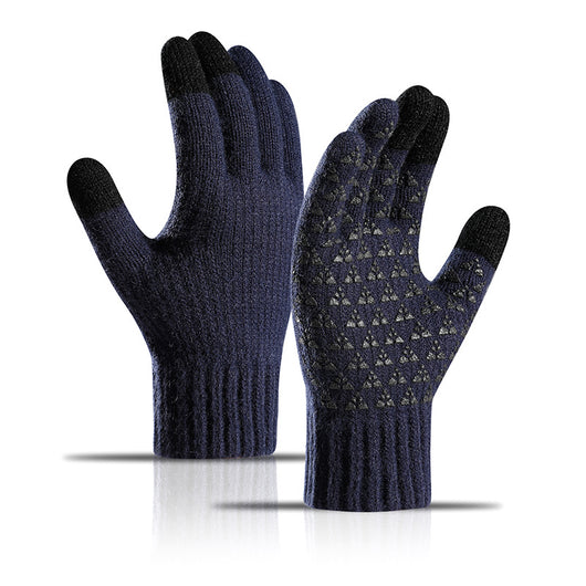 Guantes de Alpaca Tejidos Gruesos con Forro de Terciopelo y Pantalla Táctil para Invierno - Image 6
