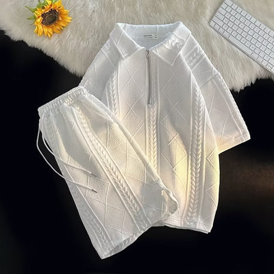 Conjunto de Polo Waffle, Camiseta y Shorts - Image 8