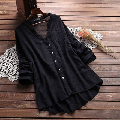 Blusa de moda con manga larga para mujer - Image 7