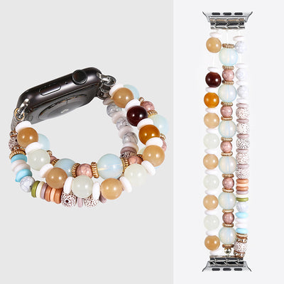 Pulsera Reloj Bohemia Artesanal con Cuentas Tejidas - Image 17