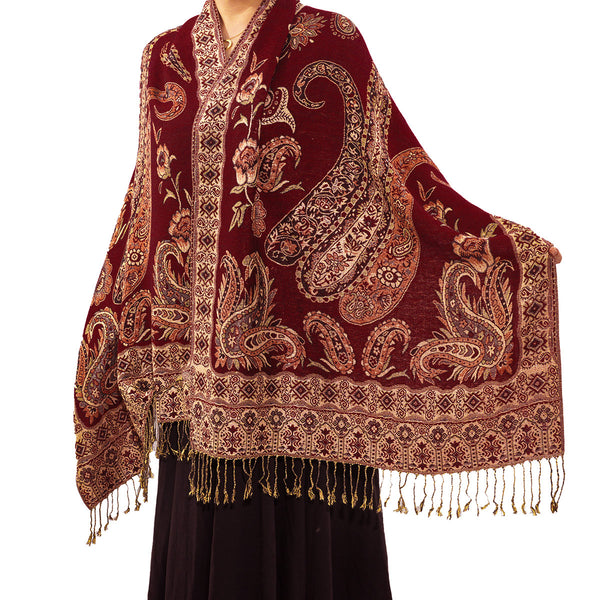 Poncho Bohemio Étnico Jacquard - Estilo Retro Nacional