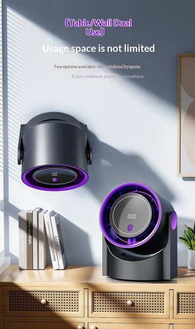 Ventilador de Escritorio con Pantalla Digital y Batería Recargable - Image 19
