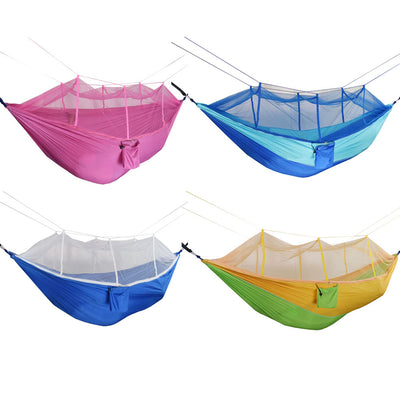 Hamaca de Paracaídas con Mosquitero para Camping y Aventuras al Aire Libre - Image 10