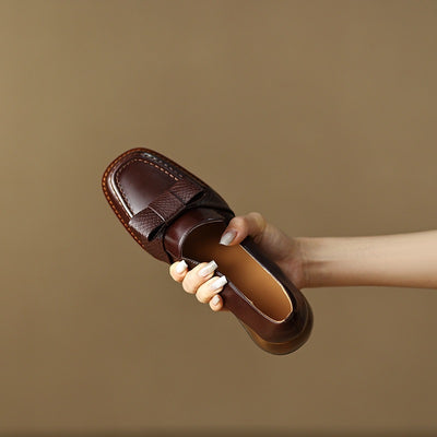 Zapatos Ejecutivos de Cuero Suave con Tacón Robusto - Image 24