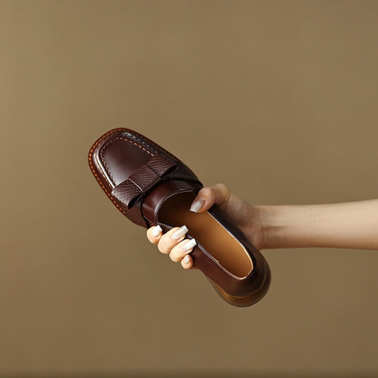 Zapatos Ejecutivos de Cuero Suave con Tacón Robusto - Image 24