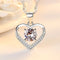 Fashionable Eternal Love Girl Necklace Pendant Blanco without chain 1PC