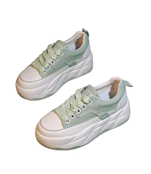 Zapatillas Deportivas Casuales para Mujer con Suela Gruesa y Cordones - Image 7