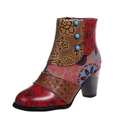 Botas Martin Bohemias Estilo Étnico para Mujer - Image 4