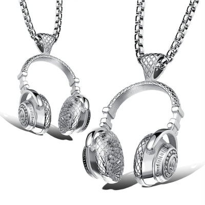 Collar con Audífonos Integrados de Titanio para Hombre - Image 7