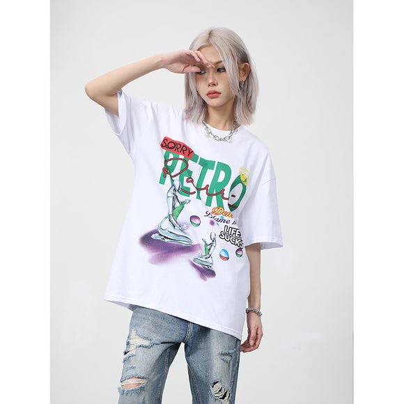 Camiseta Estampada Manga Corta Unisex