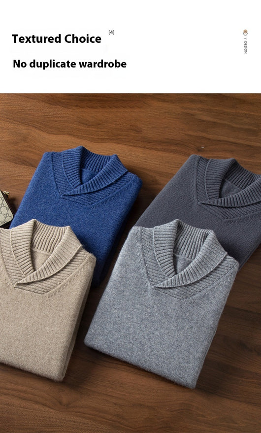 Suéter Tipo Saco de Cachemira para Otoño e Invierno - Image 17