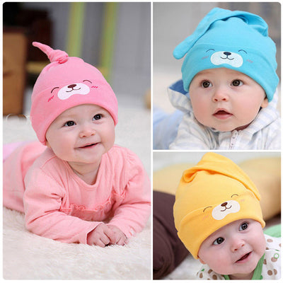 Gorro de Dormir Suave en Algodón para Bebé con Diseño Cartoon - Image 8