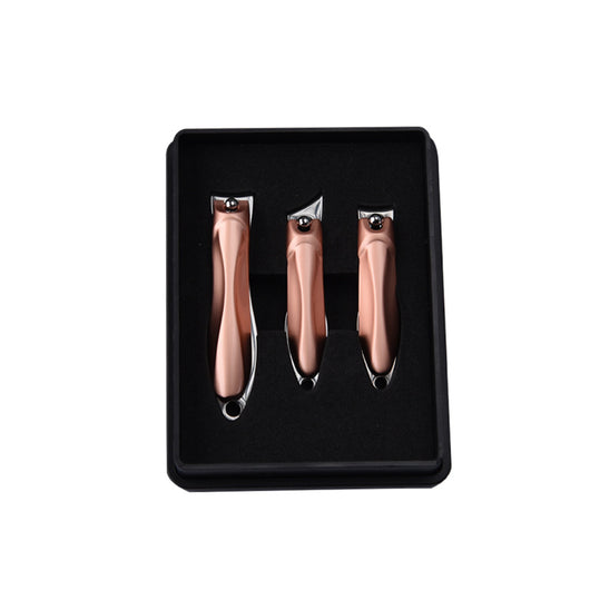 Set de 3 Cortaúñas de Acero Inoxidable Premium - Image 3