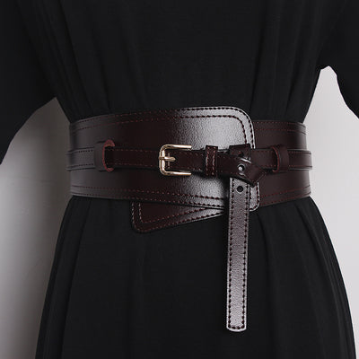 Cinturón de Cuero para Mujer Ancho Decorativo Versátil - Image 22