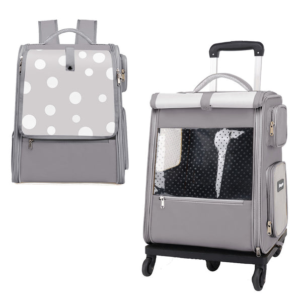 Bolsa Transportadora Extensible para Mascotas con Asa de Arrastre - Image 3